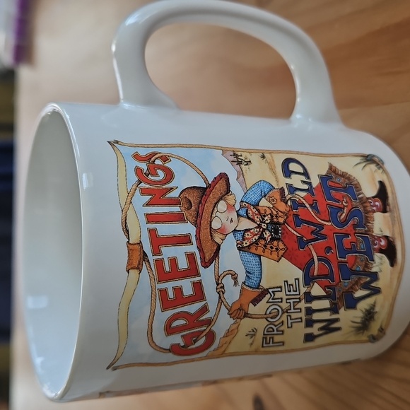 Vintage Mary Engelbreit Wild West Mug - Picture 1 of 7